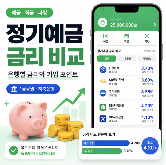 정기 적금 금리 비교